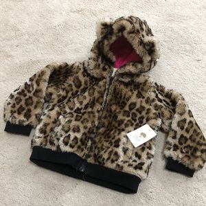 Tucker + Tate Tan Leopard Coat